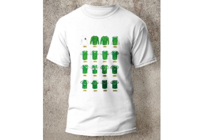 Hibernian FC Retro Art Football Shirts T-Shirt